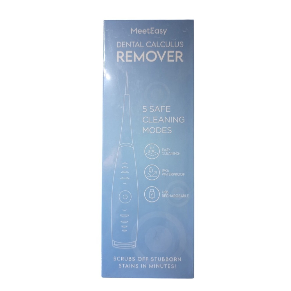 Meet Easy Electric Dental Calculus Remover 5 Modes Plaque Tartar Scraper USB NIB